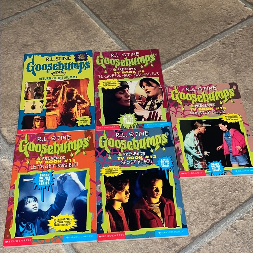 R.L. Stine 5 Goosebumps Books TV Episode